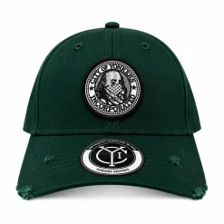 Green CYI Dad Hat with City of Yonkers embroidered patch
