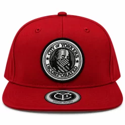 Ben Frank Red SnapBack