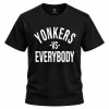 Black: Black Yonkers vs Everybody T-Shirt by CYI Hats
